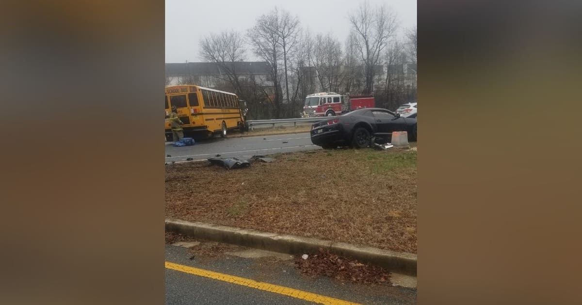 Charles County Public School bus with students aboard involved in crash ...