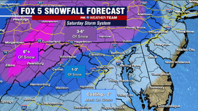 Weekend Snow Forecast: DC region expecting snow, wind and plummeting temperatures