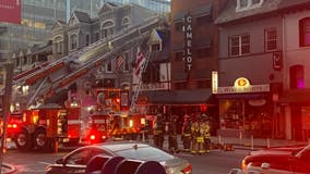 Flames damage DC's Sign of the Whale bar