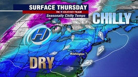 Chilly, dry Thursday with highs in the 50s