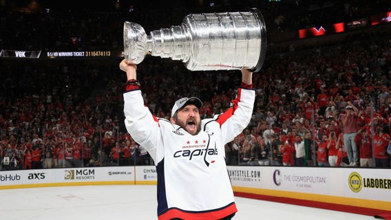 Which active NHL players are closest to Alex Ovechkin in career goals?