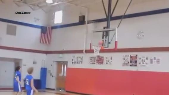 Virginia middle schooler makes game-winning half-court shot at the buzzer