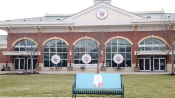 Fights break out in front of Party HQ in Bowie