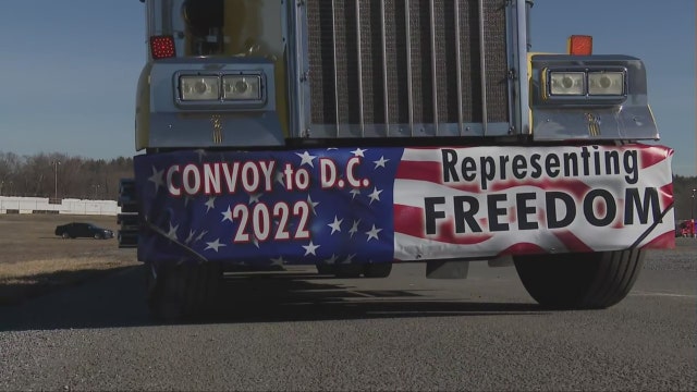 Trucker convoys protesting COVID-19 mandates return to DC region Friday