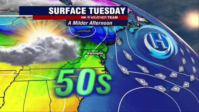 Mild start to March with highs near 60 degrees