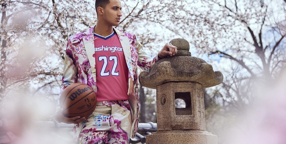 Nationals and Wizards unveil cherry blossom jerseys, paying