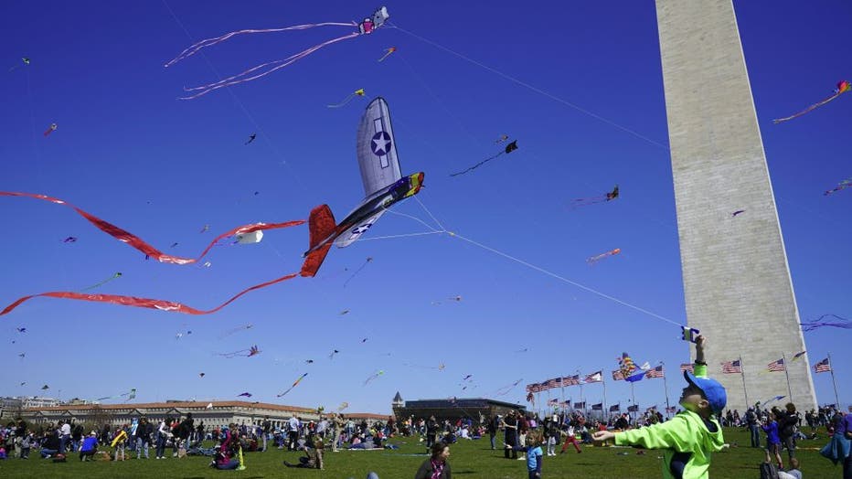 Here are the DC area parks participating in The Blossom Kite Festival