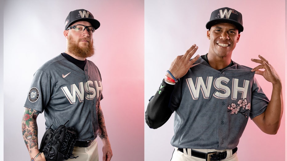 Washington Nationals' City Connect series cherry blossom-themed