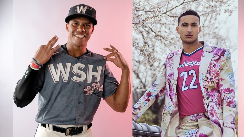 Washington Nationals, Wizards unveil cherry blossom inspired uniforms