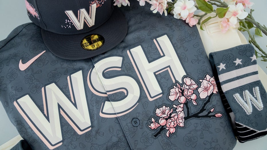 Washington Nationals hold cherry blossom inspired uniform launch party  Wednesday