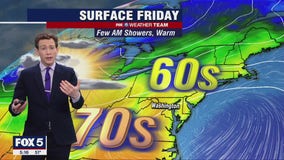 Spring-like temperatures expected through Friday, Easter weekend