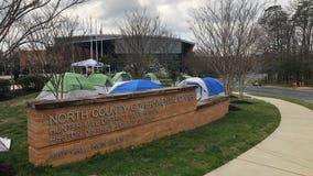 Reston protestors push for more temporary housing for homeless