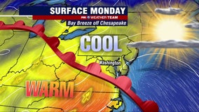 Cold Monday morning, warm afternoon with highs near 70 degrees