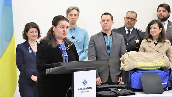 Arlington County donates supplies to first responders in Ukraine