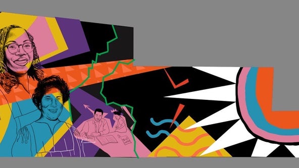Local artist paints Judge Ketanji Brown Jackson mural in Northwest