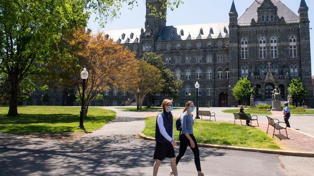 Georgetown University reinstates indoor mask policy