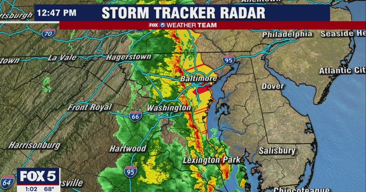 DC weather: Severe storms move across region Friday; Storms to clear ...
