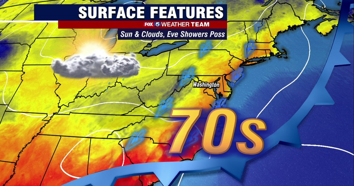 Rain expected Monday with cooler temperatures in the mid-70s | FOX 5 DC
