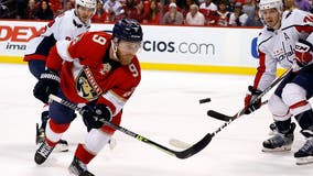 Panthers punish Capitals 5-1 in Game 2 to even series