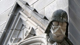 Darth Vader grotesque draws Star Wars fans to National Cathedral