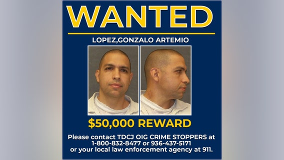 $50,000 reward offered to find Texas capital murder inmate who escaped while being transported