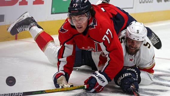 Panthers beat Capitals in overtime in Game 4, tie series