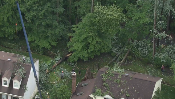 National Weather Service confirms 2 tornadoes hit Maryland Friday