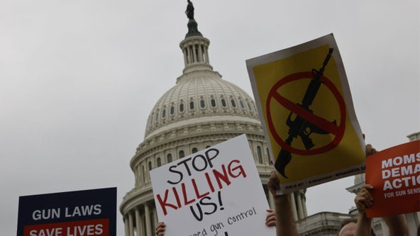 States divided along partisan lines in response to shootings