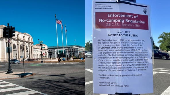 No camping regulation to be enforced once again at Columbus Circle, NPS says