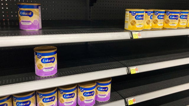 Baby formula shortage impacting DMV families, non-profits