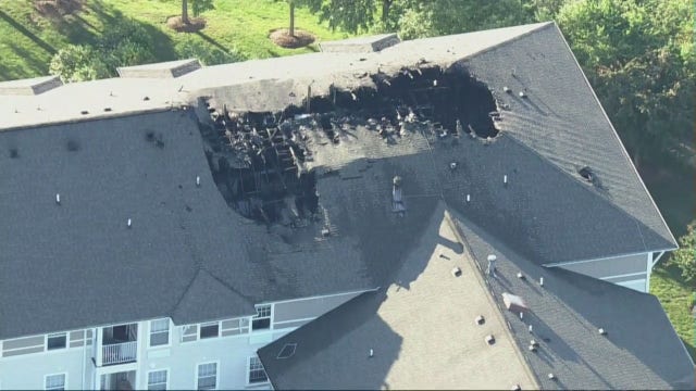 Over 100 residents displaced after fire at Fredericksburg apartment complex