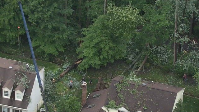 National Weather Service confirms 2 tornadoes hit Maryland Friday