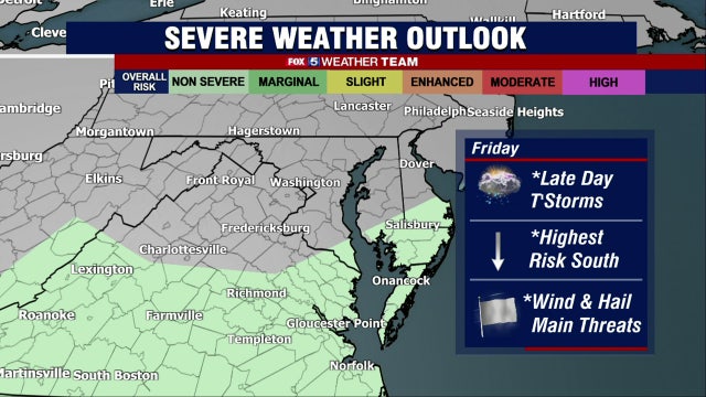 Showers, thunderstorms Friday; rainy Mother’s Day weekend ahead