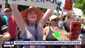 Roe v. Wade protests continue: Thousands converge outside Supreme Court