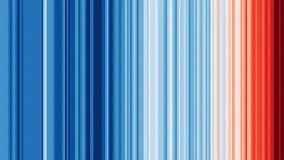 Show Your Stripes Day: How a colorful graphic raises awareness of climate change