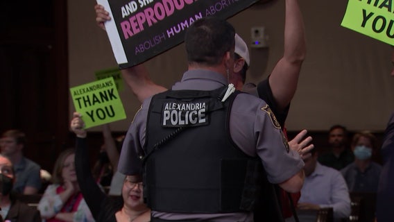 Resolution to protect abortion rights passes after heated Alexandria City Council meeting