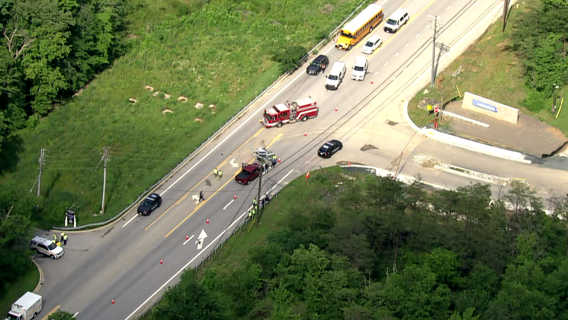 School bus carrying at least 25 Anne Arundel County students involved in crash on highway