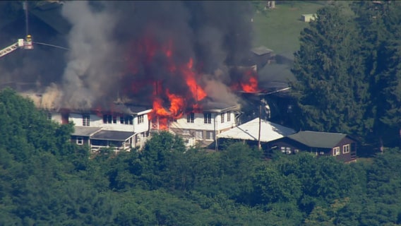 Camp Airy building damaged in massive 2-alarm fire deemed total loss