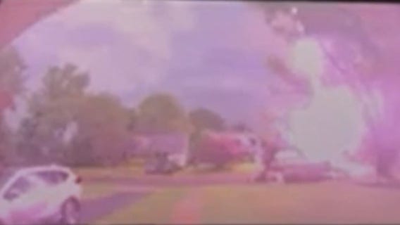 Violent lightning strikes Fairfax house, causes fire