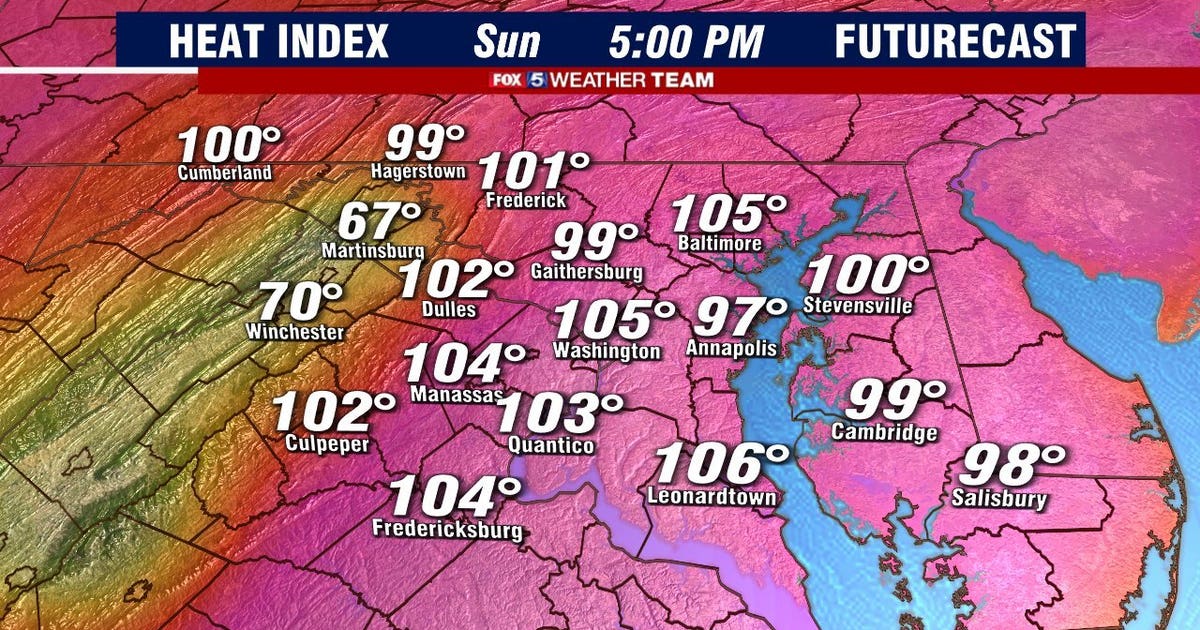 Heat advisory in effect across DC region Sunday as temperatures near ...
