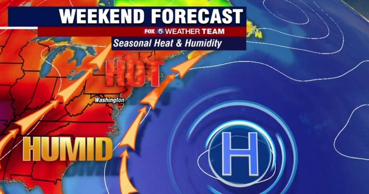 Hot, humid weekend across DC region with chances for pop-up storms ...