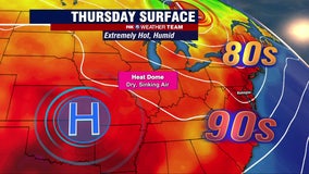 DC Heat Wave: Heat index above 100 degrees Thursday; heat advisories in place for parts of region