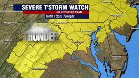 Flooding, severe thunderstorms possible for parts of DC region Monday