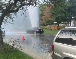 VIDEO: 3 water main breaks reported in Capitol Heights