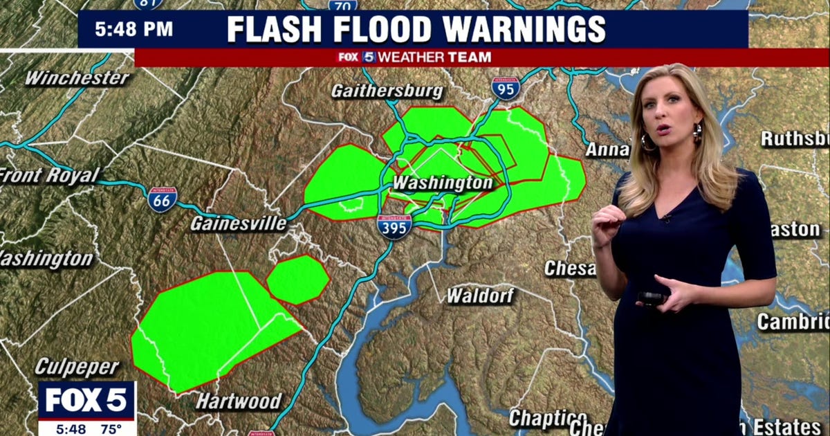 Flooding reported across DC region Wednesday as severe storms move ...