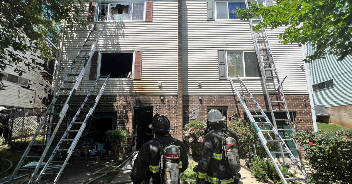 Teenager hospitalized after being rescued from duplex fire in DC | FOX 5 DC