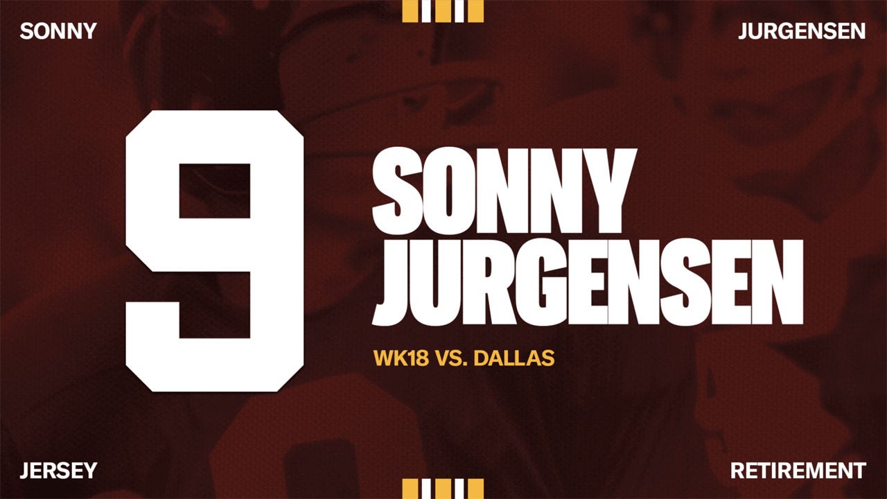 sonny jurgensen jerseys