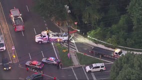 2 rescued from vehicle after crash down Silver Spring embankment