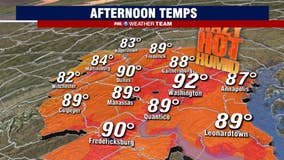Heat, humidity linger across D.C. region to end the weekend; Cooldown expected this week