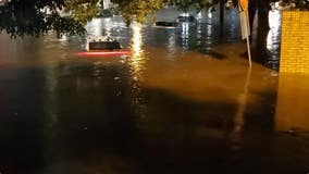 Incredible scenes of survival: Watch as 15-inches of rain leaves Dallas-Fort Worth underwater